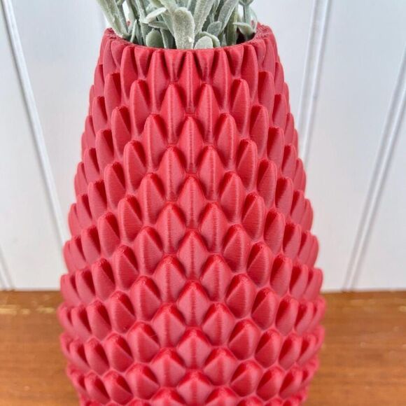 Modern Vase, Dragonscale Flower Vase - Picture 2 of 9